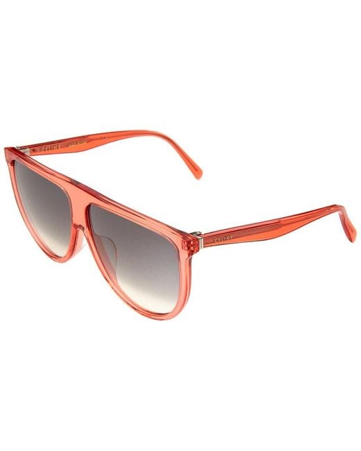Céline Red Cl40006F 62Mm Sunglasses