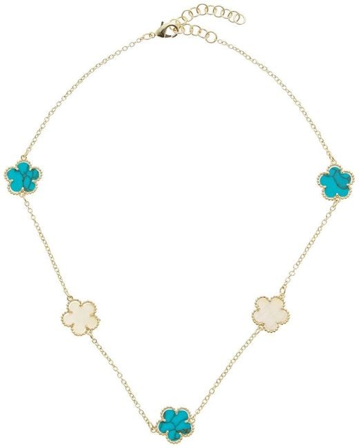 Juvell Metallic Plated Pearl Necklace