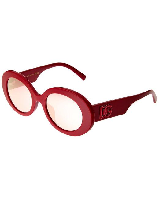 Dolce & Gabbana Red Dg4448f 51mm Sunglasses