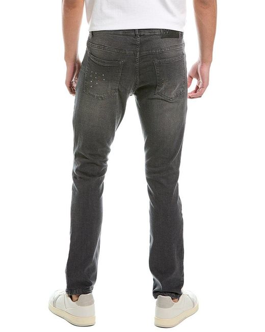 Roberto Cavalli Gray Grey Slim Straight Jean for men
