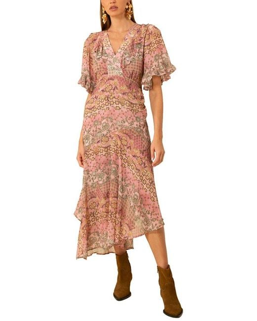 Hale Bob Pink Izabella Dress