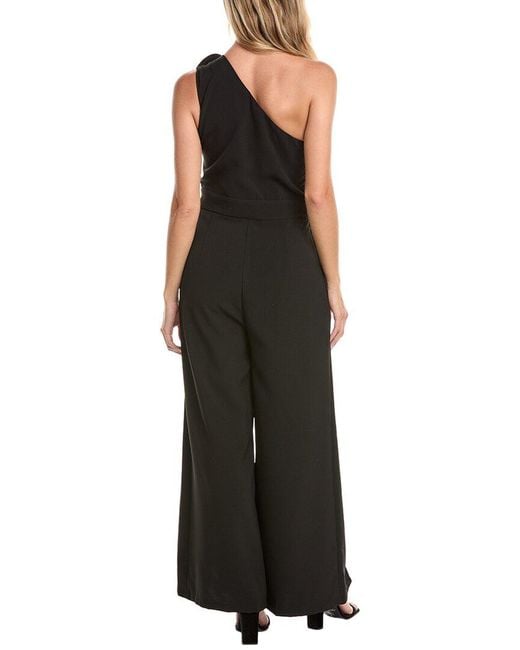 Gracia Black One-shoulder Jumpsuit