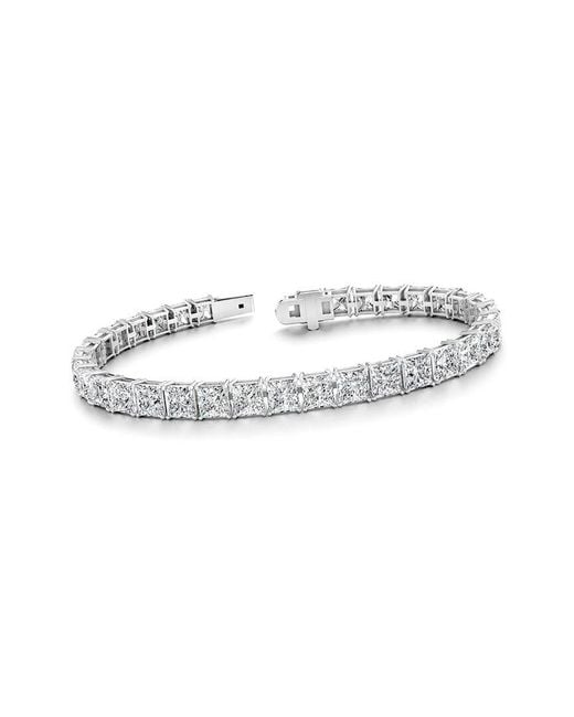 Lab Grown Diamonds White 14K 17.50 Ct. Tw. Lab-Grown Diamond Tennis Bracelet