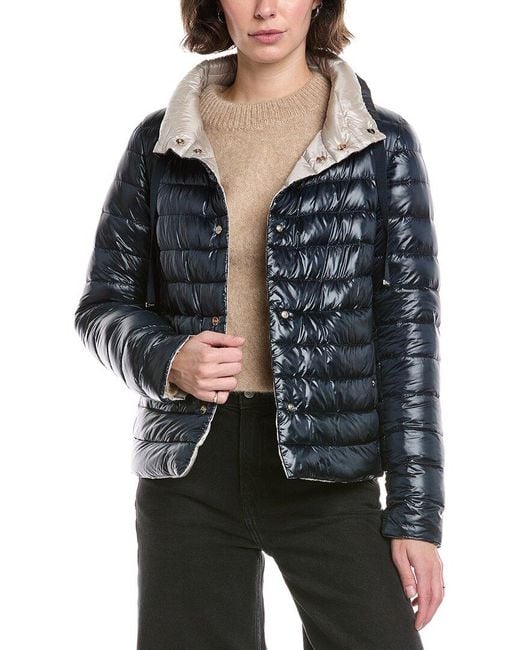 Herno Black Ultralight Reversible Jacket