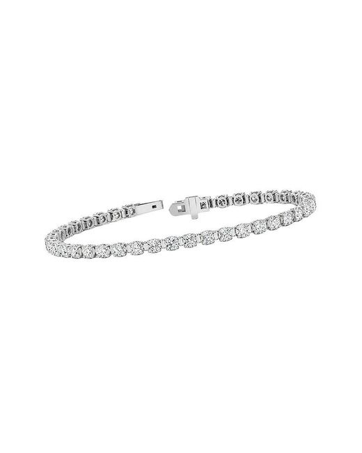 Lab Grown Diamonds White 14K 5.14 Ct. Tw. Lab-Grown Diamond Tennis Bracelet