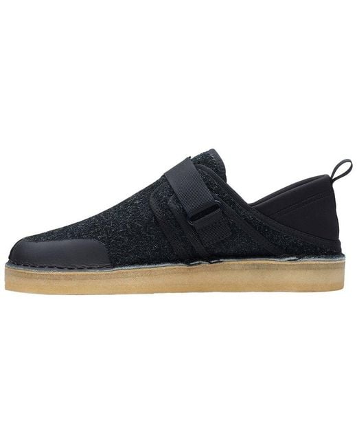 Clarks Blue Leather Sneaker for men