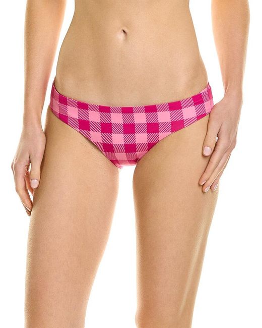 Solid & Striped Pink The Elle Reversible Bikini Bottom