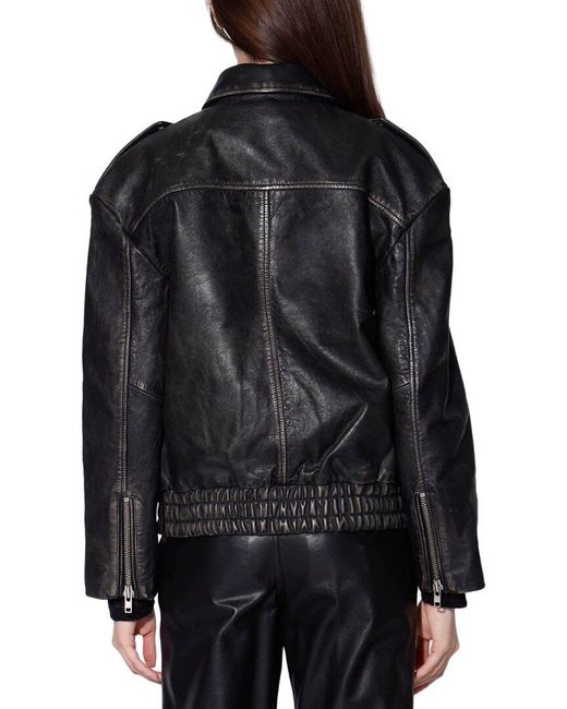 Walter Baker Black Lance Leather Jacket