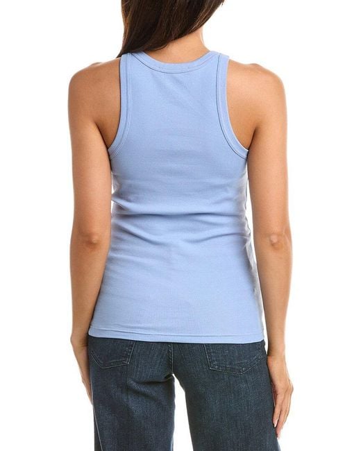 Marimekko Blue Kupla Unikko Placement Tank Top