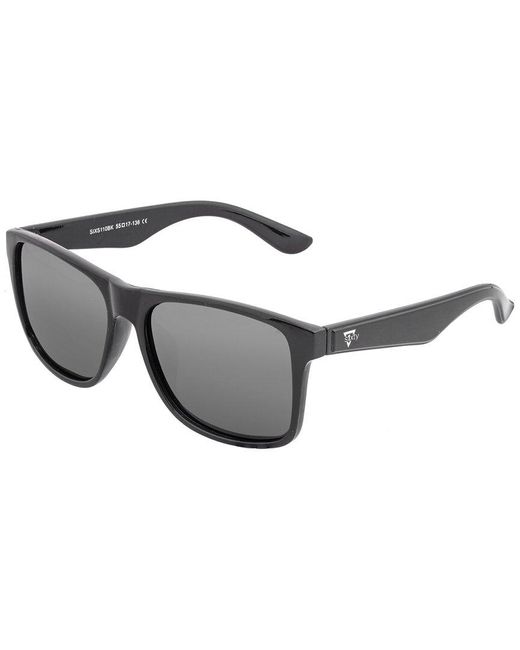 Sixty One Gray Solaro 55mm Polarized Sunglasses
