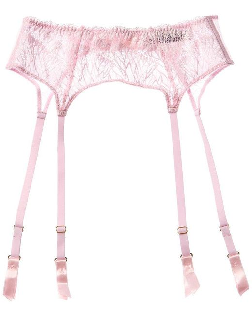Journelle Pink Loulou Suspender Belt