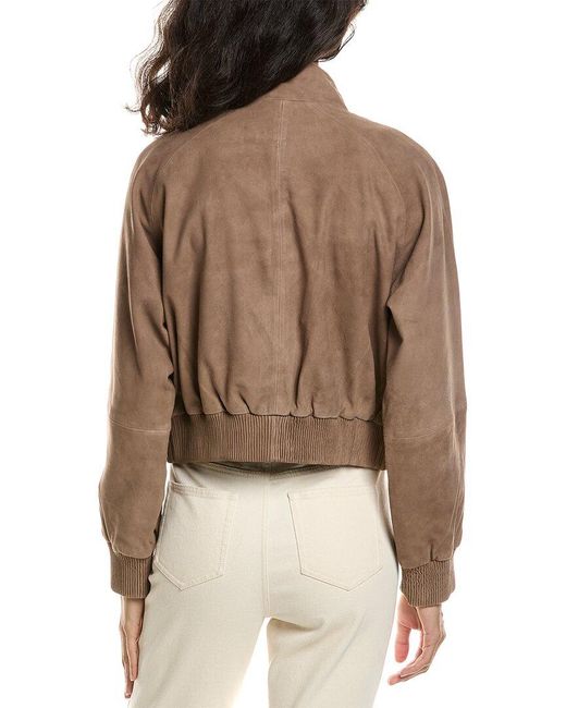 Walter Baker Blue Bowie Suede Jacket