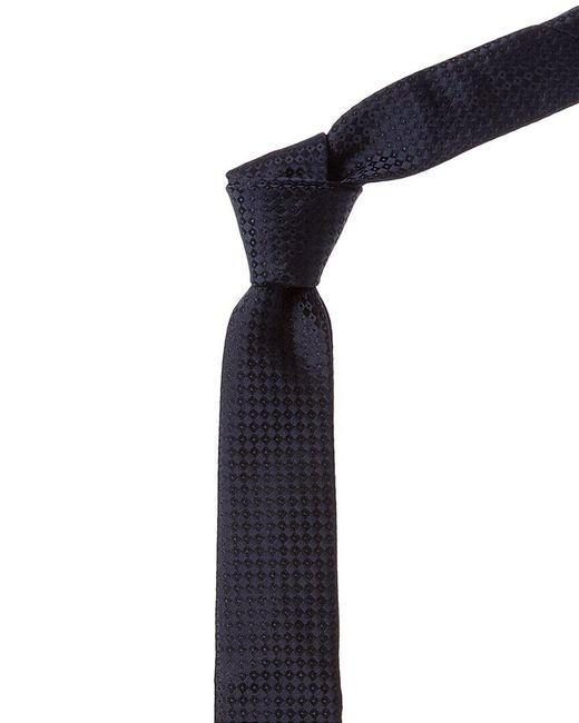 Givenchy Blue Tonal Micro Design Silk Tie for men