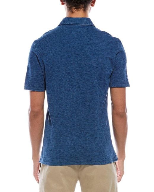 Brunello Cucinelli Blue Polo Shirt for men