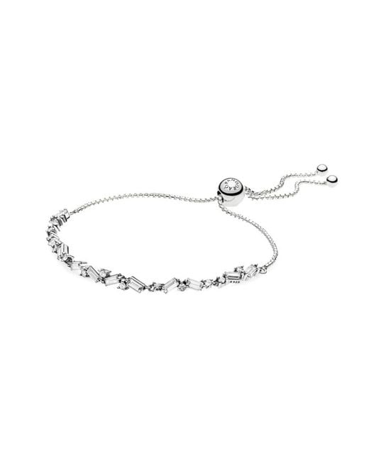 Tennis Bracelet Round Brilliants Halo Diamond Setting White Gold 14kt –  NGDC.LA