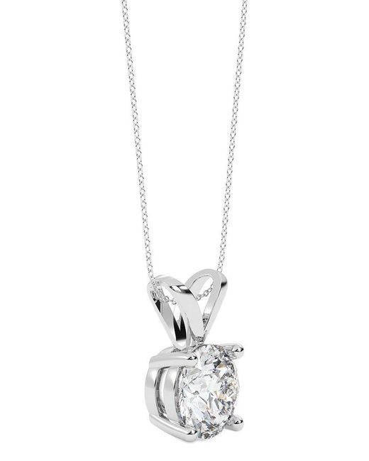 Lab Grown Diamonds White 14K 0.50 Ct. Tw. Lab-Grown Diamond Necklace