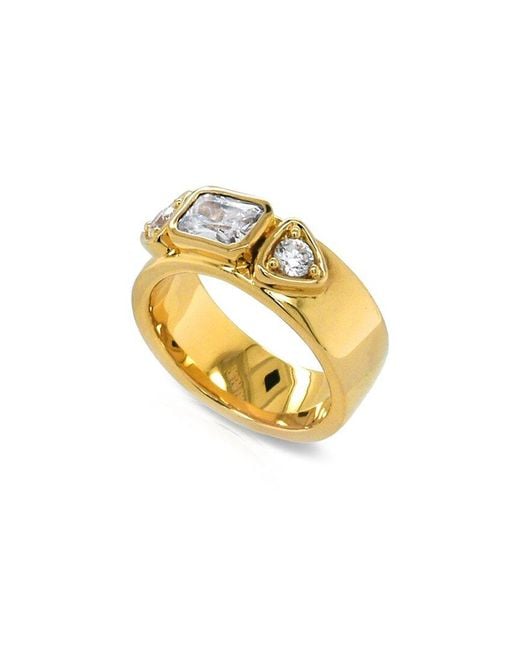 MaxColor White 14K Resin-Filled Ring