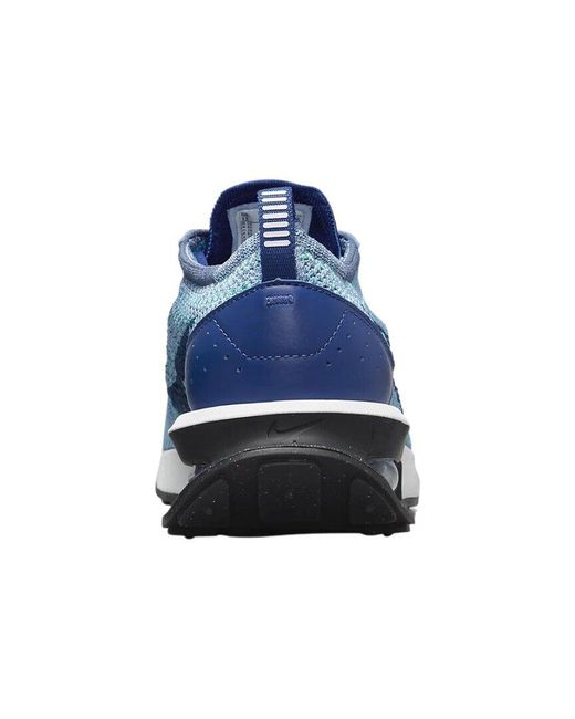 Nike Blue Air Max Flyknit Racer Sneaker for men