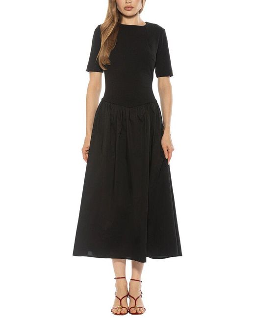 Alexia Admor Rowan Fit And Flare Dress in Black | Lyst