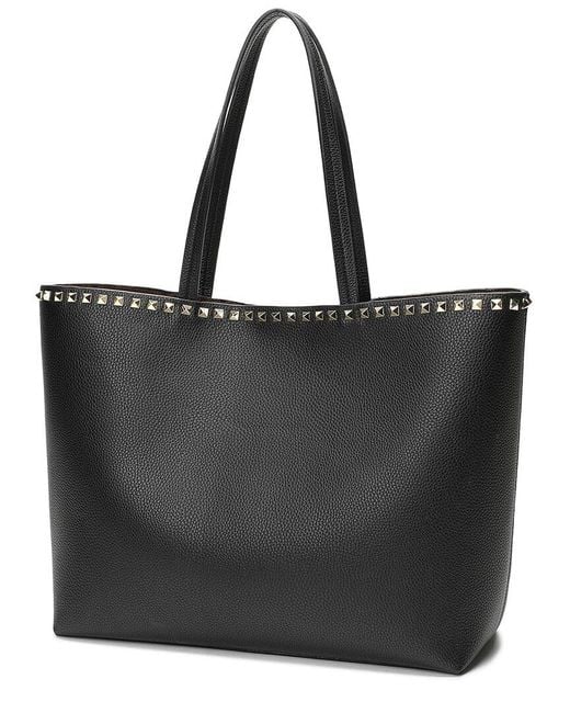 Tiffany & Fred Paris Black Top-Grained Leather Tote