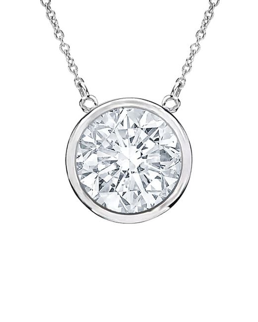 Diana M White Fine Jewelry 18k 0.63 Ct. Tw. Diamond Necklace