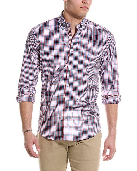 Tailorbyrd Purple Poplin Shirt for men