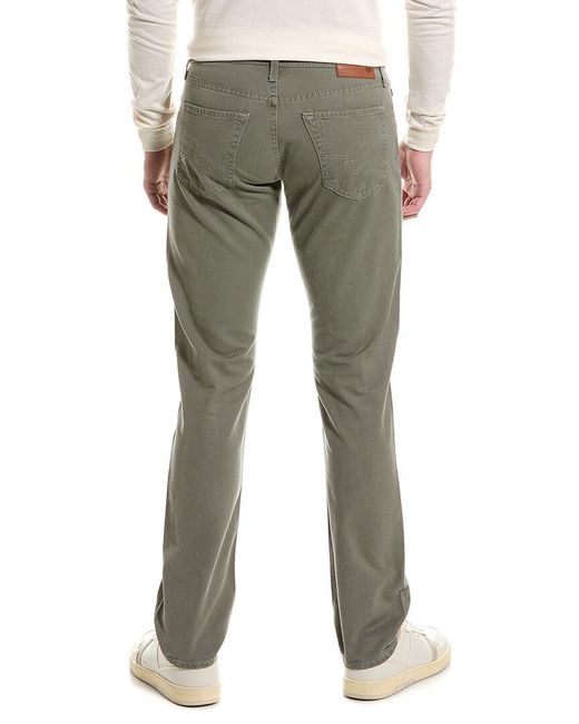 AG Jeans Gray The Graduate Cypress Green Tailored Leg Jean for men