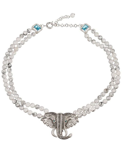 Eye Candy LA Metallic The Luxe Collection Anya Elephant Necklace