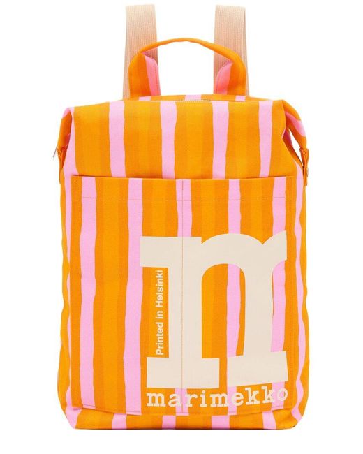 Marimekko Orange Marimekko Mono Piccolo Backpack
