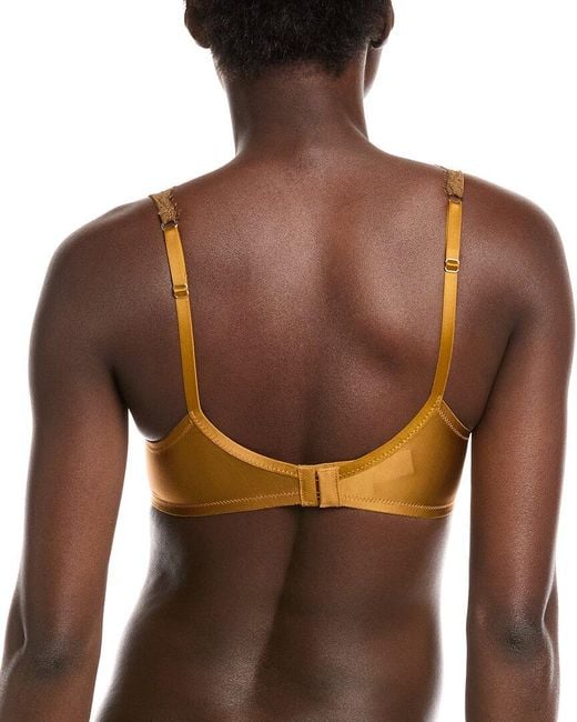 Hanro Brown Lace Trim Soft Cup Spacer Bra