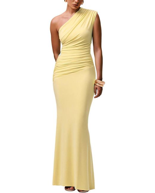 LEON GORI Yellow Maxi Dress