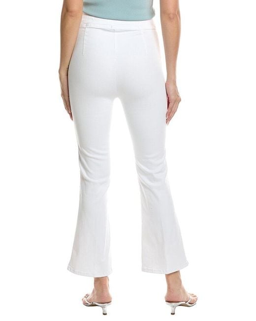 FRAME White The Jetset Crop Mini Boot Jean