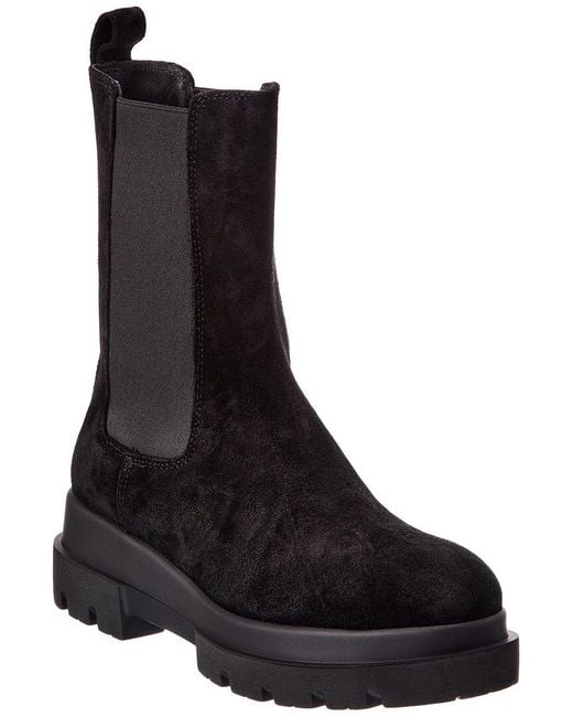 La Canadienne Black Blaise Suede Bootie