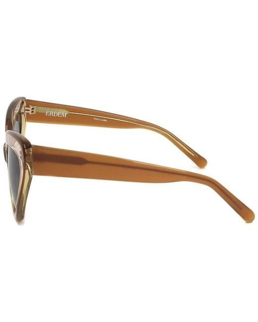 Linda Farrow Brown Edm29 57mm Sunglasses