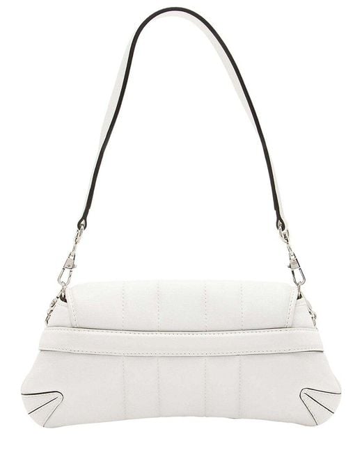Gucci Multicolor White Calfskin Horsebit Chain Small Shoulder Bag (authentic Pre-loved)