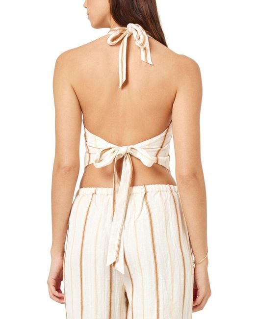 LSPACE White Space Beach House Linen-Blend Vest