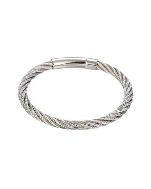 Eye Candy LA White The Bold Collection Titanium Ralph Bracelet