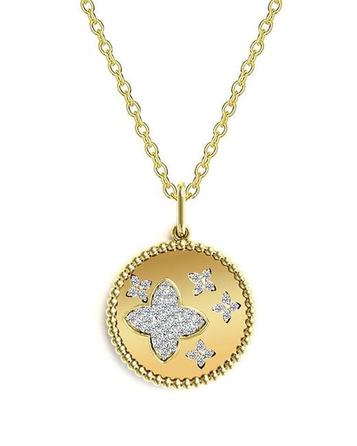 Gabi Rielle Metallic 14K Over Cz Sparkling Necklace