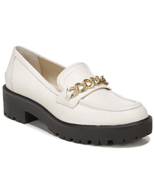 Sam Edelman Taelor Chained Lug-sole Loafers in White | Lyst Canada