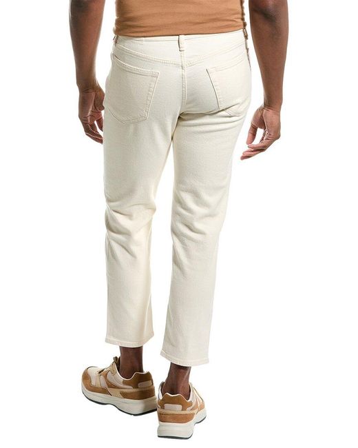 Rag & Bone White Fit 2 Authentic Stretch Ecru Crop Jean for men