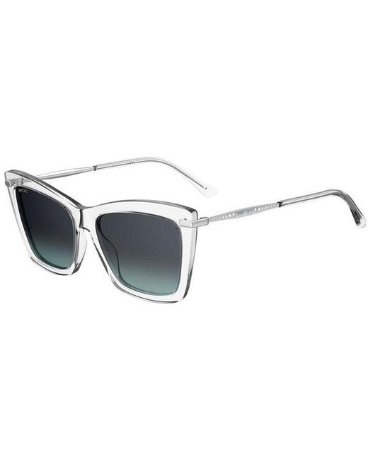 Jimmy Choo Gray Sadys 56mm Sunglasses