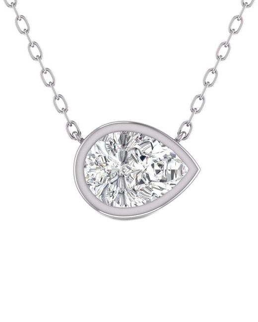 Lab Grown Diamonds White 14k 0.50 Ct. Tw. Lab Grown Diamond Necklace