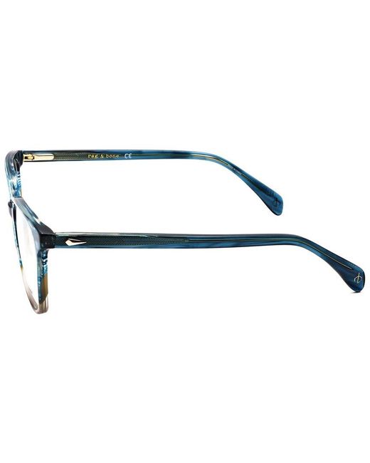 Rag & Bone Blue 52Mm Optical Frames