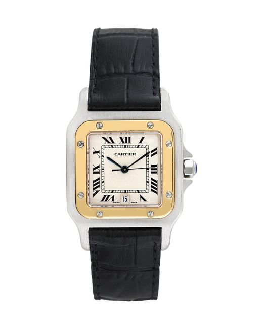 Vintage Cartier Santos Watch, 41mm 