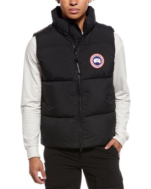 Canada Goose Black Lawrence Puffer Vest for men