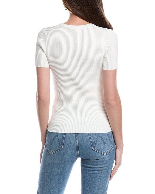 Michael Stars White Leslie Top