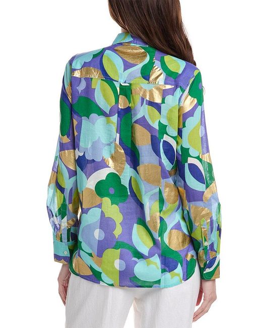 Jude Connally Blue Pru Pullover Top