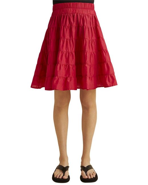 Merlette Red Texel Skirt