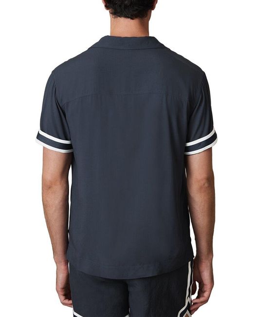 Reiss Black Valbonne Stripe Tape C Casual Shirt for men