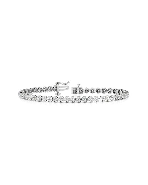 Lab Grown Diamonds White 14K 1.05 Ct. Tw. Lab-Grown Diamond Tennis Bracelet